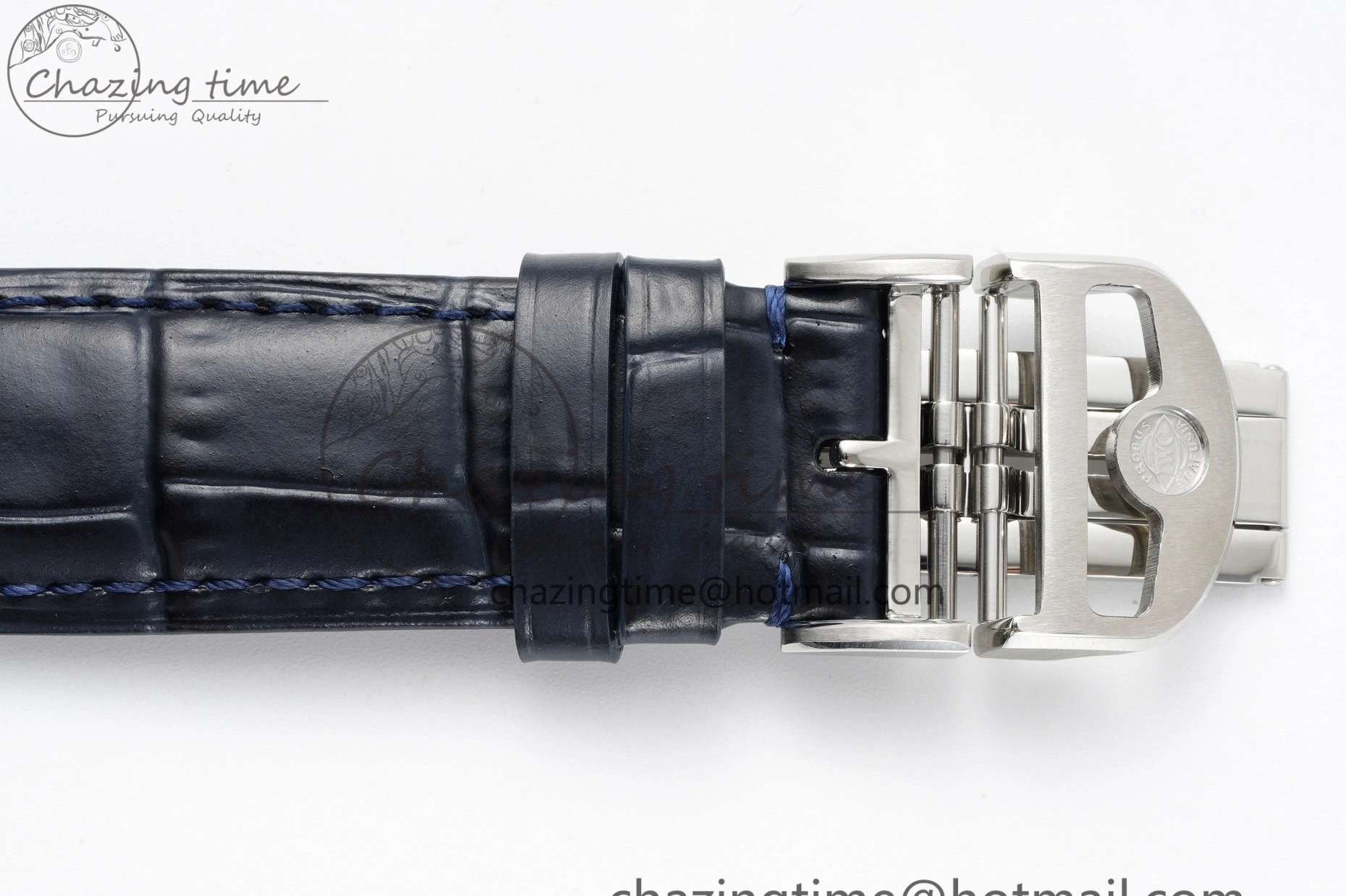 MIROTIME 1230 Portuguese Chrono IW3716 RSF 1:1 Best Edition Blue Dial on Black Leather Strap A RelaxedFit 7045